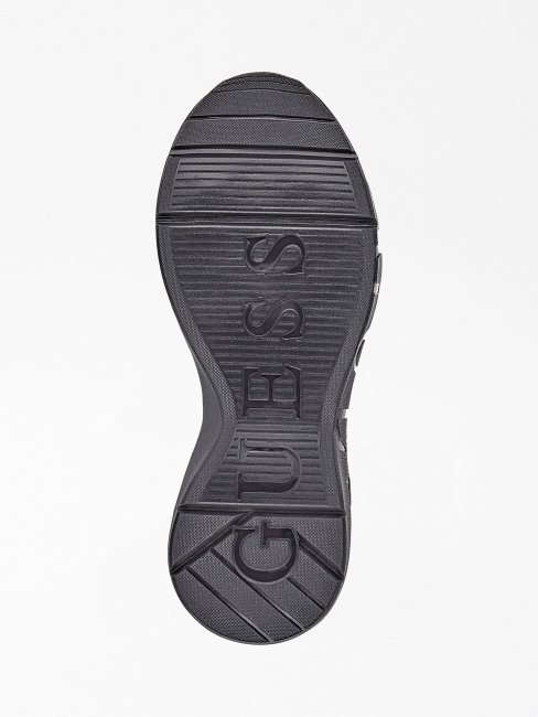 Chaussures De Course à Empiècement En Daim Kinlee Beige Guess