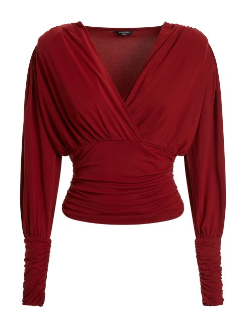Haut Marciano En Simili Daim Rouge Guess