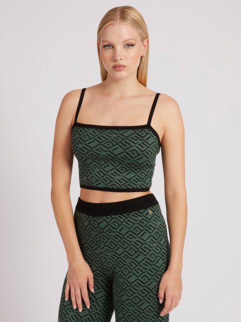 Pull Vert Jacquard Top Guess
