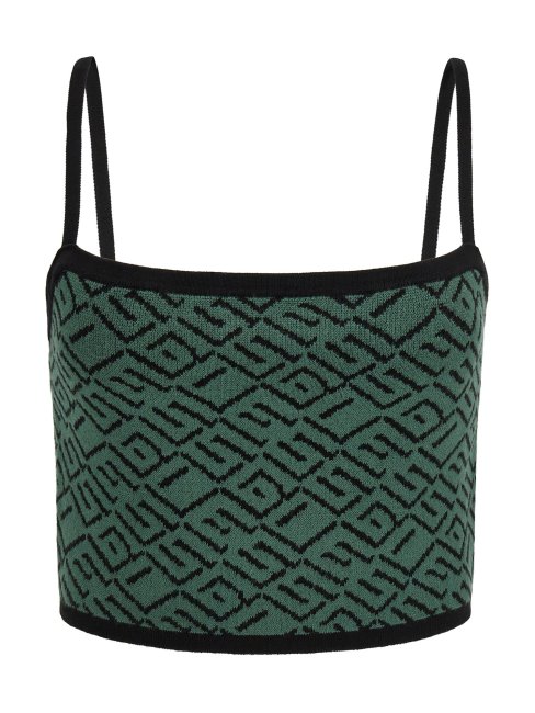 Pull Vert Jacquard Top Guess