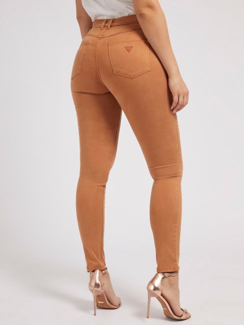 Pantalon Coupe Skinny Guess Orange