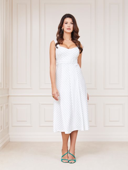 Robe Marciano Boutons Avant Guess Bleu Clair