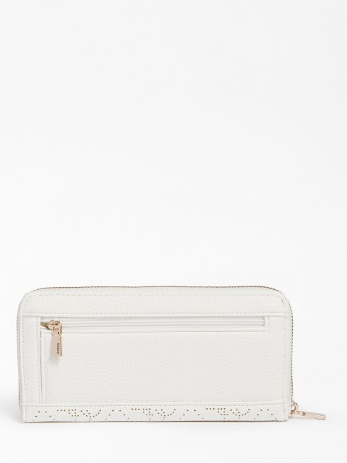 Portefeuille Amara 4g Logo Guess Blanc