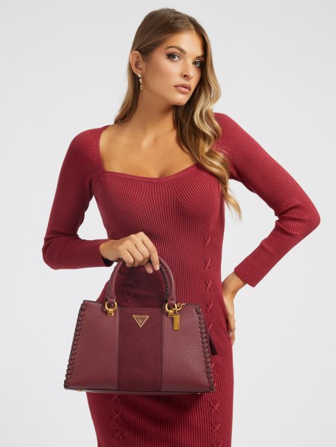 Sac à Main Guess En Cuir Nappa Rouge Kaoma