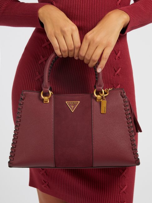 Sac à Main Guess En Cuir Nappa Rouge Kaoma