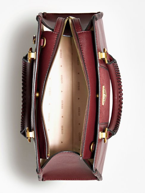 Sac à Main Guess En Cuir Nappa Rouge Kaoma