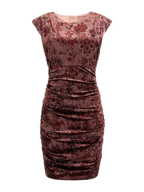 Robe Violette En Velours Guess