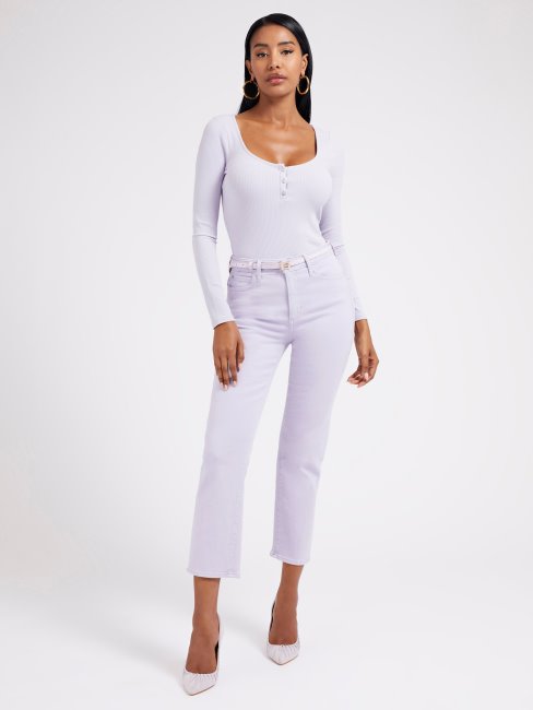 Top Boutons Bijou Lilas Guess