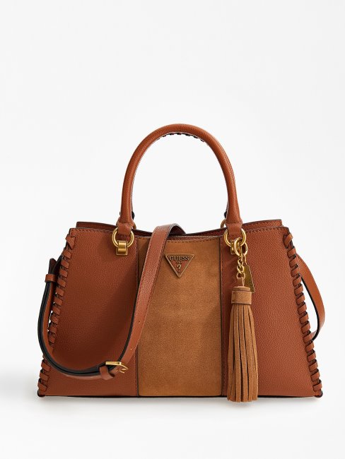 Sac à Main Guess Kaoma En Cuir Nappa Beige