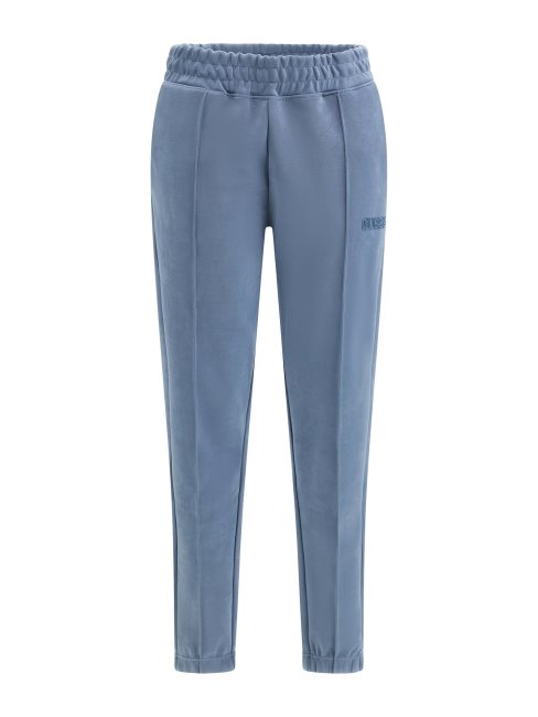Guess Pantalon De Jogging En Faux Suède Bleu