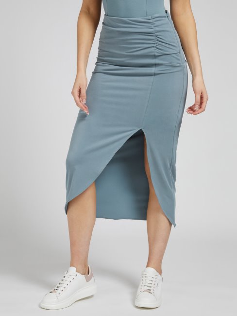 Jupe Mi-longue Verte Guess