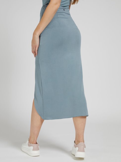 Jupe Mi-longue Verte Guess
