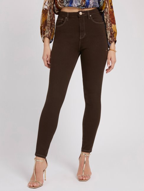 Pantalon Skinny Marron Guess
