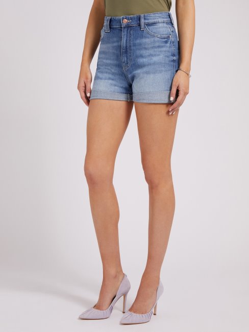 Short En Jean Coupe Décontractée Guess Bleu