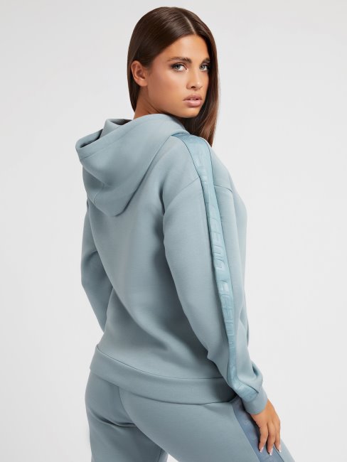 Sweat à Capuche Guess Vert