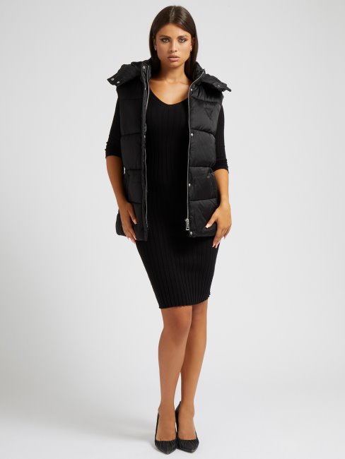 Guess Gilet Matelassé Noir