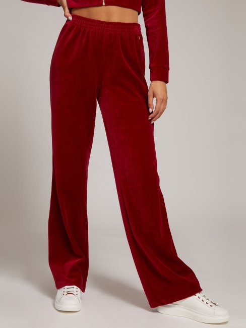 Pantalon Chenille Rouge Guess