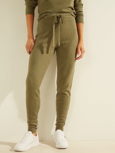 Pantalon De Jogging En Maille Guess Vert
