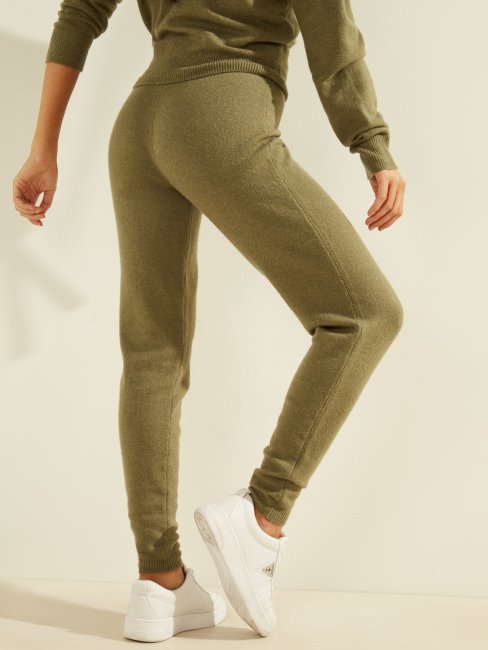 Pantalon De Jogging En Maille Guess Vert