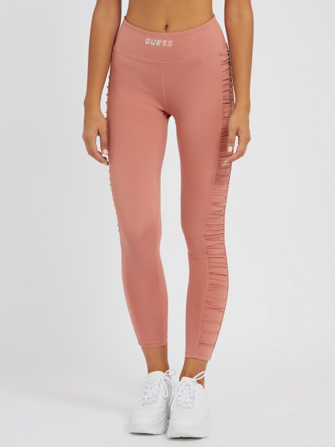 Legging Rose à Détails Drapés Guess