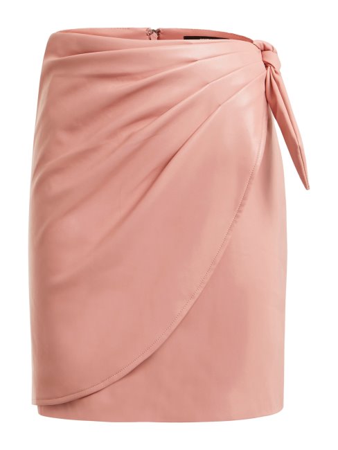 Jupe Simili Cuir Rose Guess