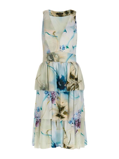 Robe Fantaisie Florale Marciano Imprimée Sur L'ensemble Guess