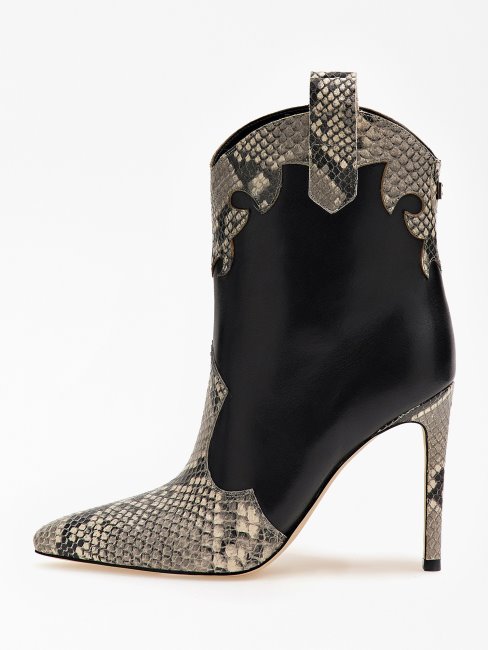 Guess Bottines Breann En Cuir Véritable à Motif Multicolore