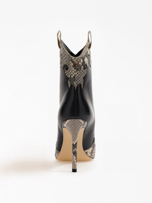 Guess Bottines Breann En Cuir Véritable à Motif Multicolore