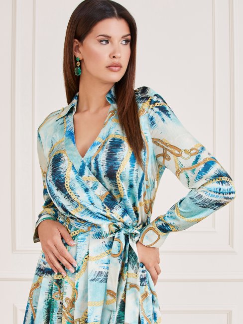 Robe Bleu Clair Devine Marciano Partout