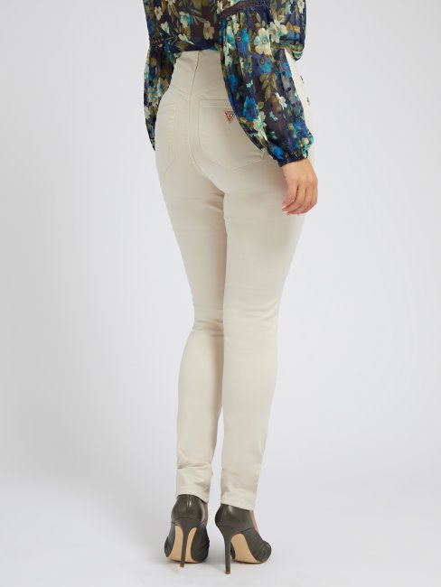 Guess Pantalon à Boutons Apparents Beige