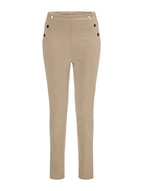 Guess Pantalon à Boutons Apparents Beige