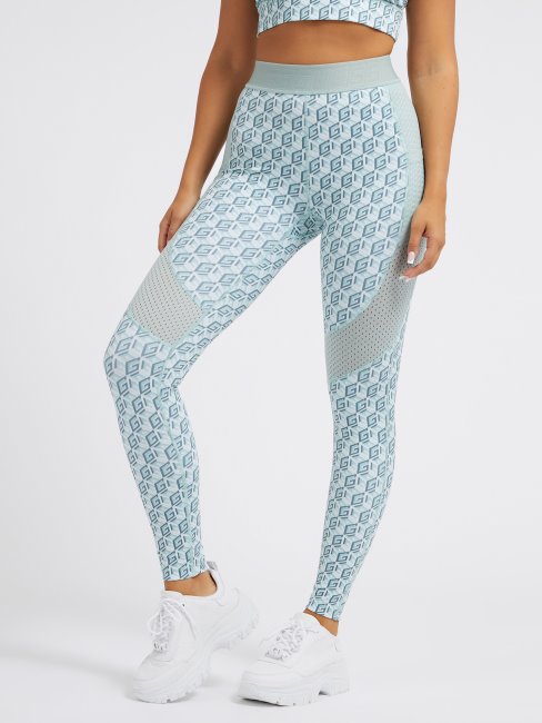 Legging Bleu Logo All Over Guess