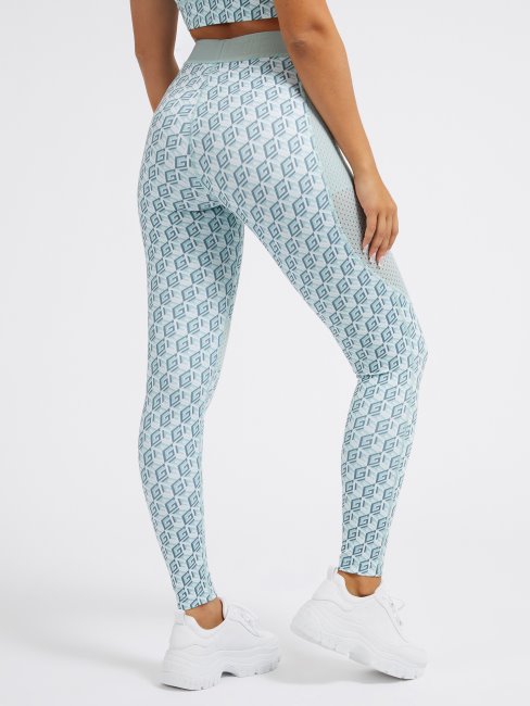 Legging Bleu Logo All Over Guess
