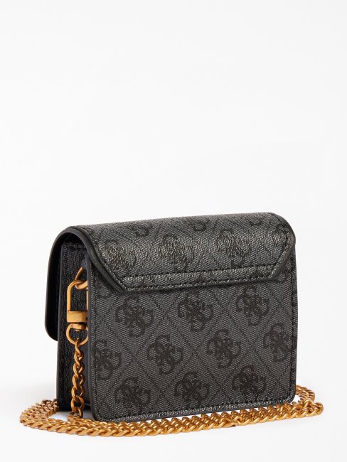 Izzy 4g Logo Micro Sac à Bandoulière Guess Gris