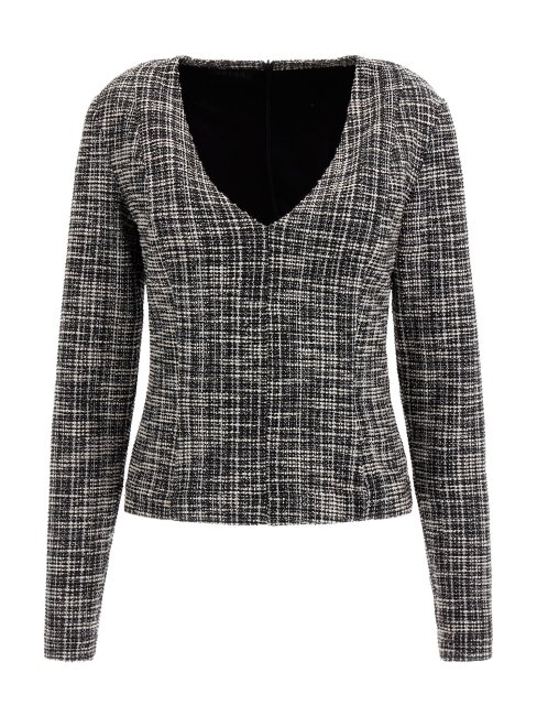 Top En Tweed Gris Guess