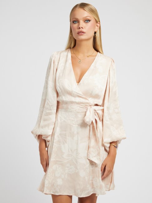 Robe Portefeuille Imprimé Fleuri Guess Rose