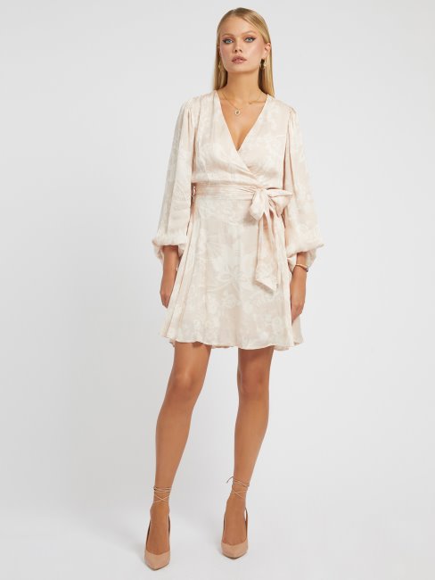 Robe Portefeuille Imprimé Fleuri Guess Rose