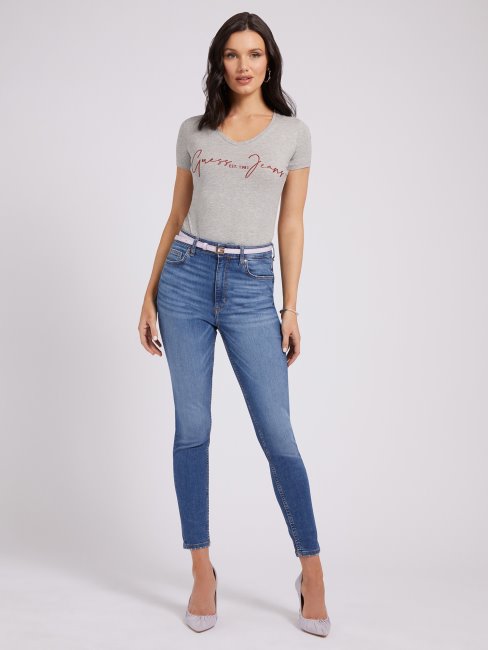 Pantalon Denim Coupé Skinny Mode Guess