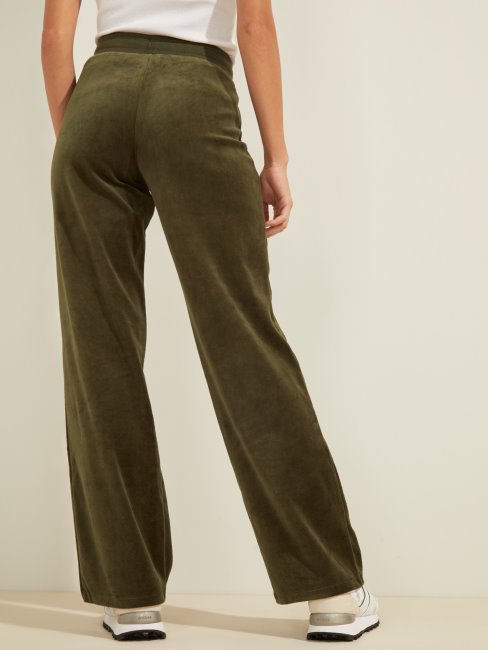 Pantalon Chenille Vert Guess