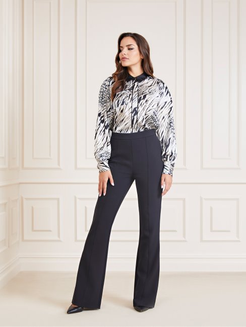 Chemise Blanche à Imprimé Multi Marciano