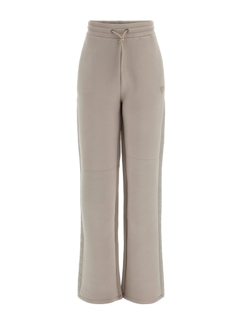 Guess Pantalon à Bandes Logo Beige