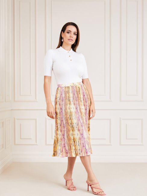 Jupe Imprimée Marciano Orange Guess