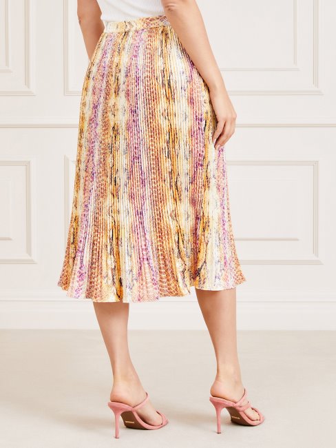 Jupe Imprimée Marciano Orange Guess