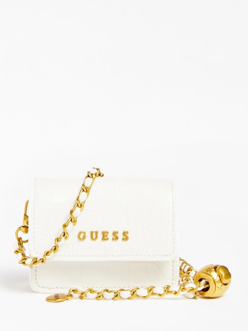 Mini Sac à Bandoulière Imprimé Croco Guess