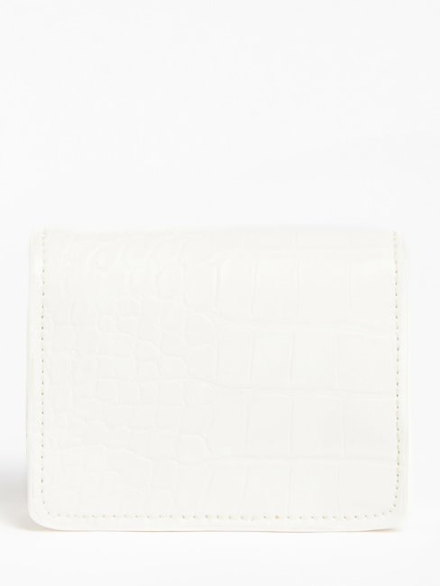 Mini Sac à Bandoulière Imprimé Croco Guess