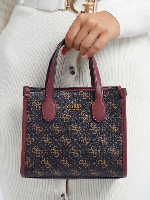 Silvana 4g Logo Mini Shopper Noir Guess