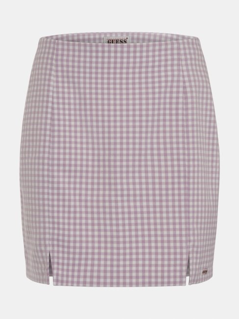Minijupe Violette à Carreaux Guess