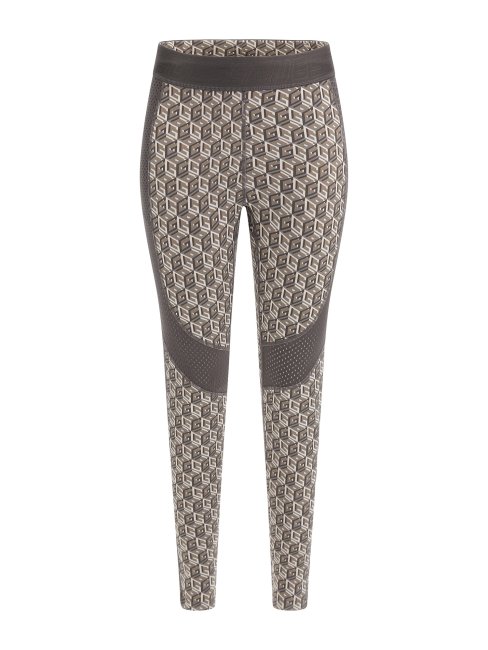 Legging Logo All Over Gris Guess