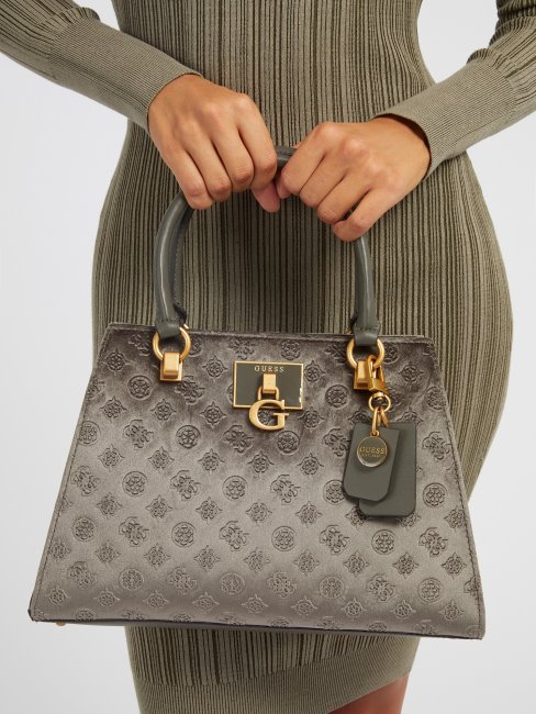 Sac à Main Stephi Velours Guess Gris