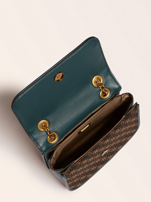 Sac Bandoulière Guess Bleu Aileen 4g Logo